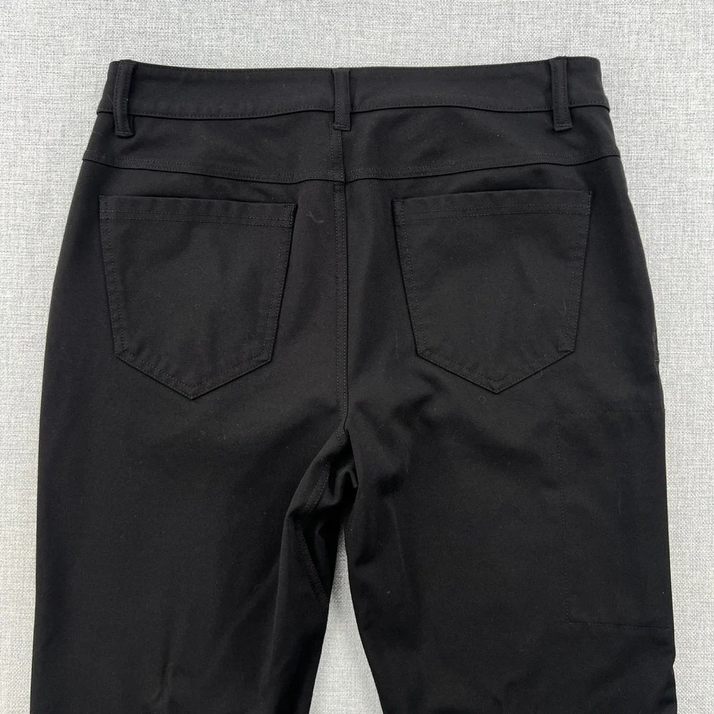 BYLT Everyday Pant 2.0 Men 32 Black Slim Fit Stretch Chino Tapered Work Commuter